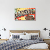 Albany, New York - Große Briefszenen Leinwanddruck (Insitu (Schlafzimmer))