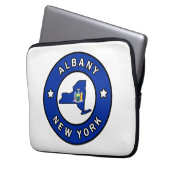 Albany New York Laptopschutzhülle (Vorderseite Links)