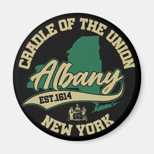 Albany, New York Magnet (Vorne)