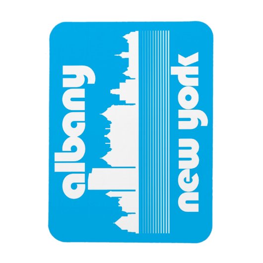 Albany New York Magnet (Vertikal)
