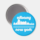 Albany New York Magnet (Vorderseite/Rückseite)