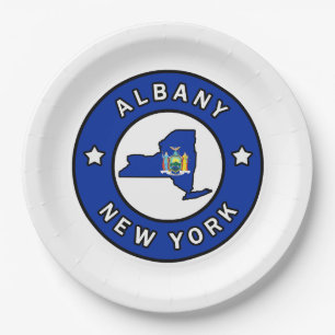 Albany New York Pappteller