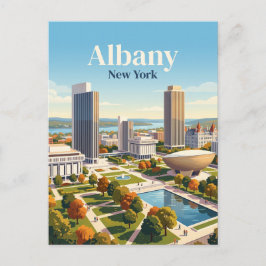 Albany, New York Postkarte
