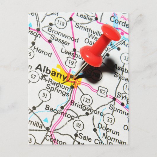 Albany, New York Postkarte (Vorderseite)