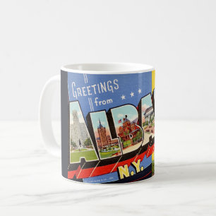Albany New York Retro-Tasse Kaffeetasse