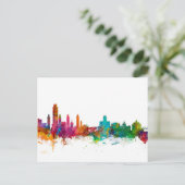 Albany New York Skyline Postkarte (Stehend Vorderseite)