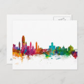 Albany New York Skyline Postkarte (Vorne/Hinten)