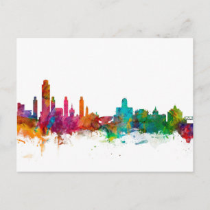 Albany New York Skyline Postkarte