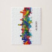 Albany New York Skyline Puzzle (Vertikal)