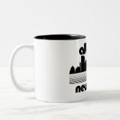Albany New York Zweifarbige Tasse (Links)