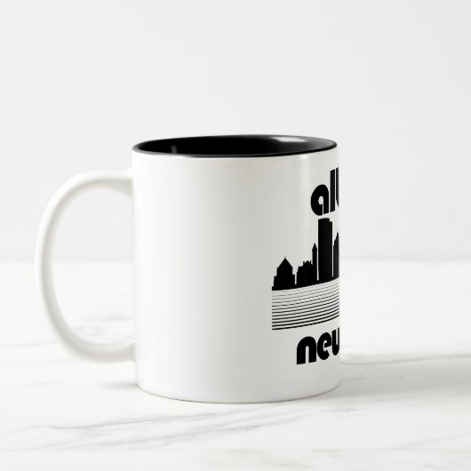 Albany New York Zweifarbige Tasse (Links)