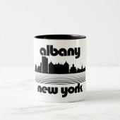 Albany New York Zweifarbige Tasse (Mittel)
