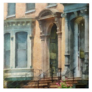 Albany NY Braunes Haus Fliese