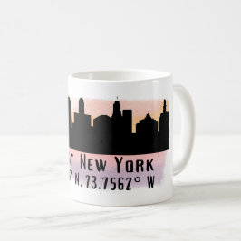 Albany NY City Skyline Kaffeetasse