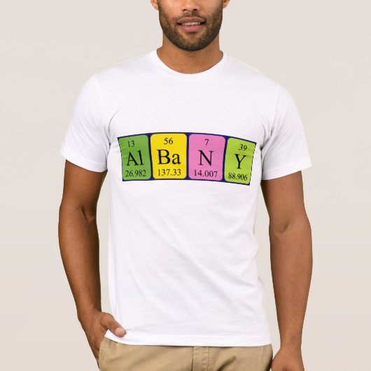 Albany Periodenname Shirt (Vorderseite)