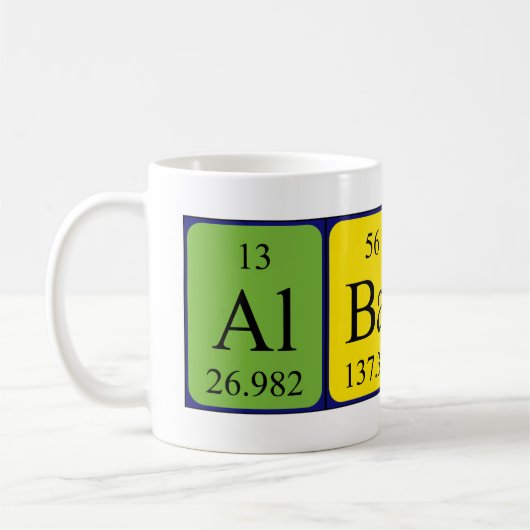 Albany Periodenname Tasse (Links)