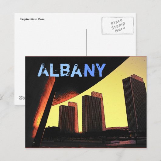 Albany Postcard Postkarte (Vorne/Hinten)