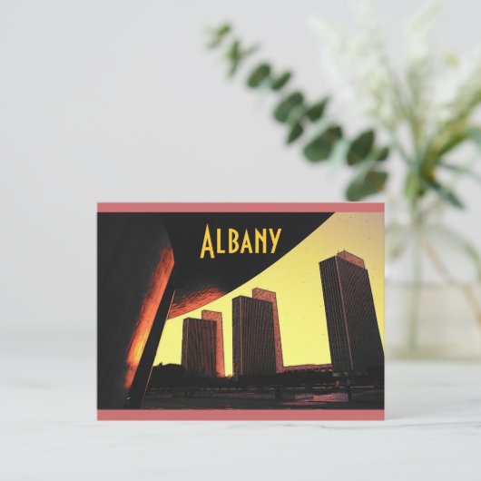 Albany Postcard Postkarte (Stehend Vorderseite)