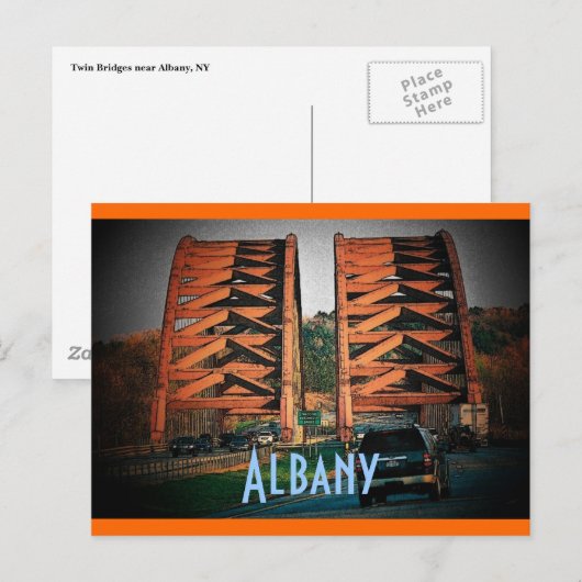 Albany Postcard Postkarte (Vorne/Hinten)