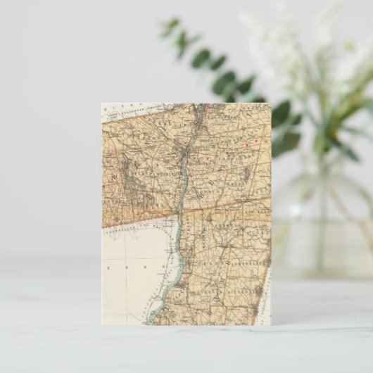 Albany, Rensselaer, Kolumbien-Landkreis Postkarte (Stehend Vorderseite)