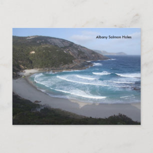 Albany Salmon Holes Postkarte