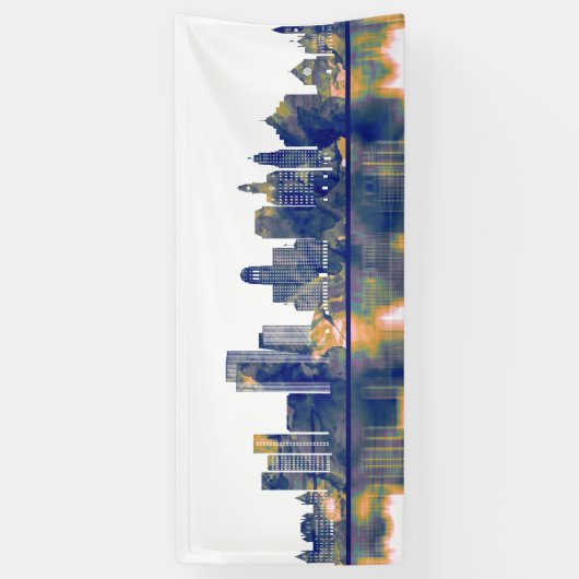 Albany Skyline Banner (Vertikal)
