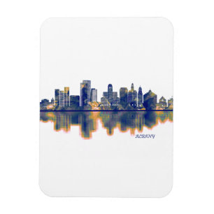 Albany Skyline Magnet