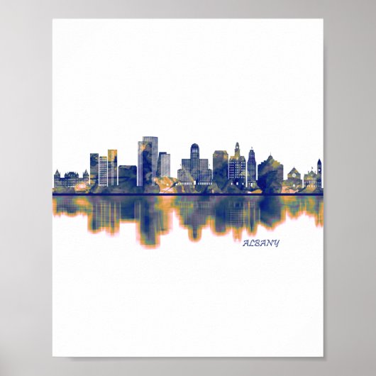 Albany Skyline Poster (Vorne)