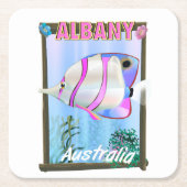 Albany, Western Australien Rechteckiger Pappuntersetzer (Vorderseite)