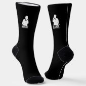 Albarone Gangster Silhouette Premium Crew Socks Socken (Gewinkelt)