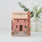Albarracín Spanien Postkarte (Stehend Vorderseite)