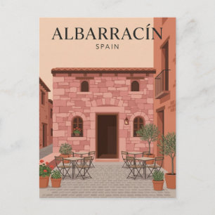 Albarracín Spanien Postkarte