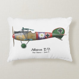 Albatros D.V. ww1 deutsches Kämpfer-Flugzeug Dekokissen