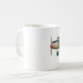 Albatros D.V. ww1 deutsches Kämpfer-Flugzeug Kaffeetasse (Vorderseite Links)