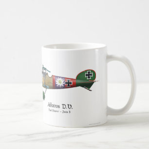 Albatros D.V. ww1 deutsches Kämpfer-Flugzeug Kaffeetasse