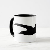 Albatros-Silhouette-Tasse Tasse (Vorderseite Links)