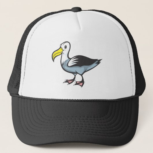 Albatros-Vogel Truckerkappe (Vorderseite)