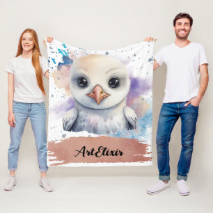 Albatross Baby Kawaii Fleecedecke