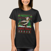 Albatross Bird Xmas Lights Ugly Albatross Christ T-Shirt (Vorderseite)