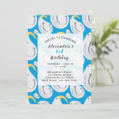 Albatross Birthday Party Einladung (Stehend Vorderseite)