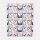 Albatross Dreamy Pattern Fleecedecke (Vorderseite)