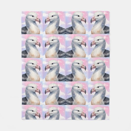 Albatross Dreamy Pattern Fleecedecke (Vorderseite)