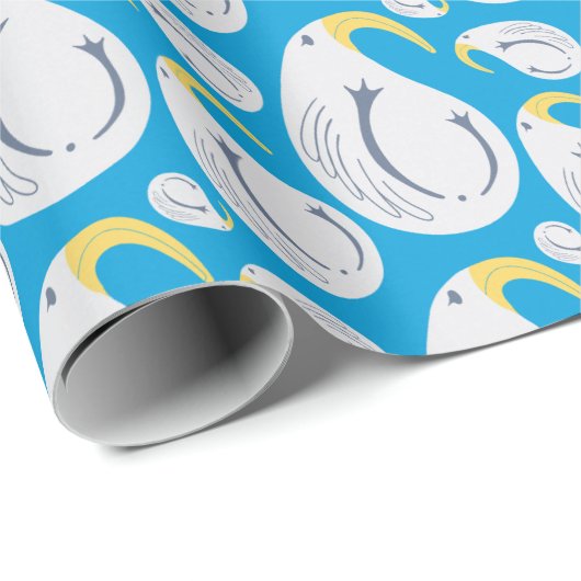Albatross Geschenkpapier (Rolleneckpunkt)