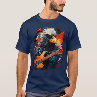 Albatross Gitarre spielen T-Shirt