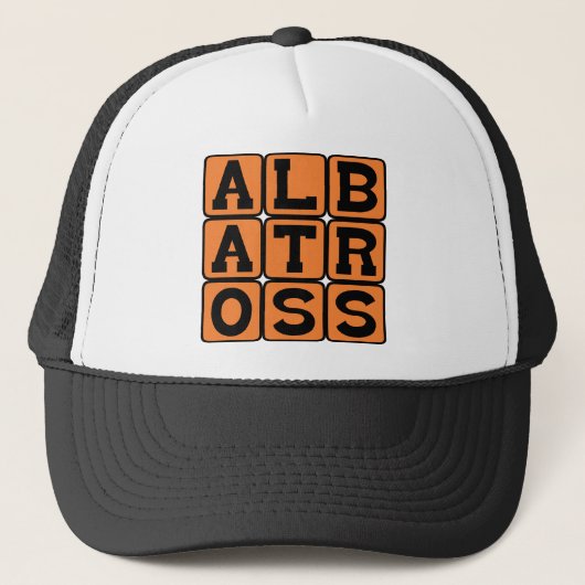 Albatross, großer Seevögel Truckerkappe (Vorderseite)