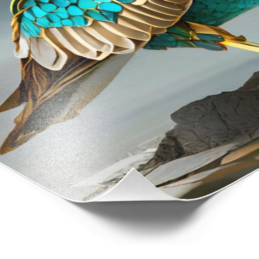 Albatross Insel Lemuria Toroa Motu Sein Fotodruck (Ecke)