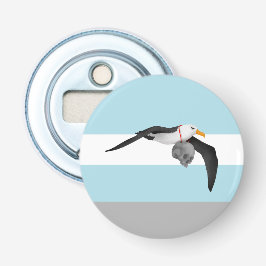 Albatross mit menschlichem Schädel Flaschenöffner