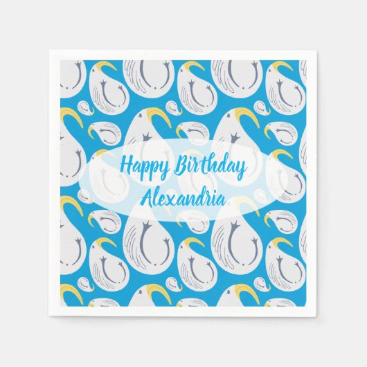 Albatross Serviette (Vorderseite)