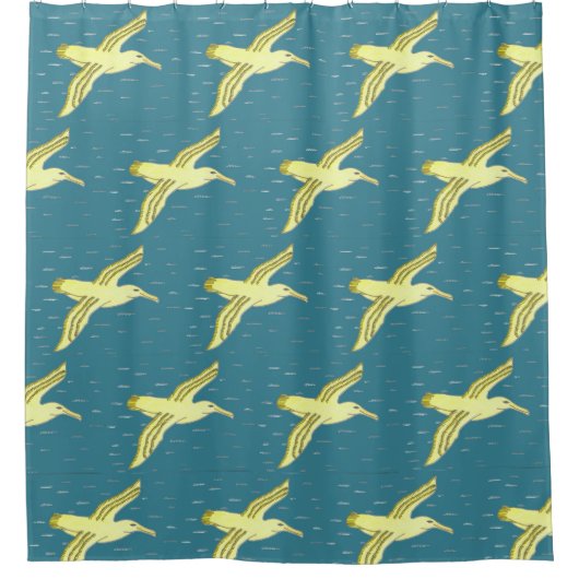 Albatross Shower Curtain Duschvorhang (Vorderseite)
