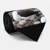 Albatross with a chick krawatte (Gerollt)